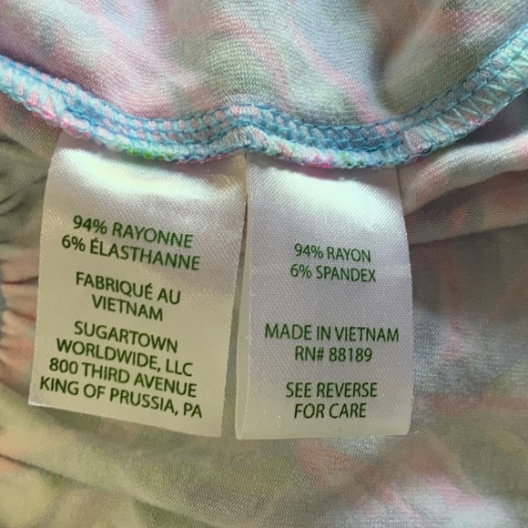 Lily Pulitzer Annalise Sleeveless Ruffle Dress Size XXS - Picture 5 of 10